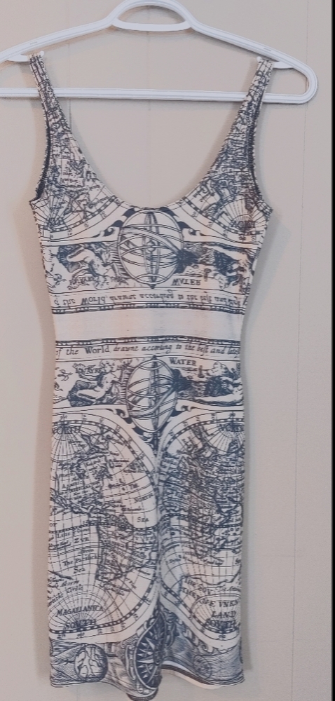 Rare Blackmilk Ancient Maps Dress